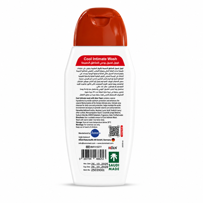 Cool facial wash with Aker Fassi
