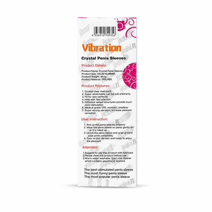 XOXO - Vibrating Stimulating Condom for Increased Sensation
