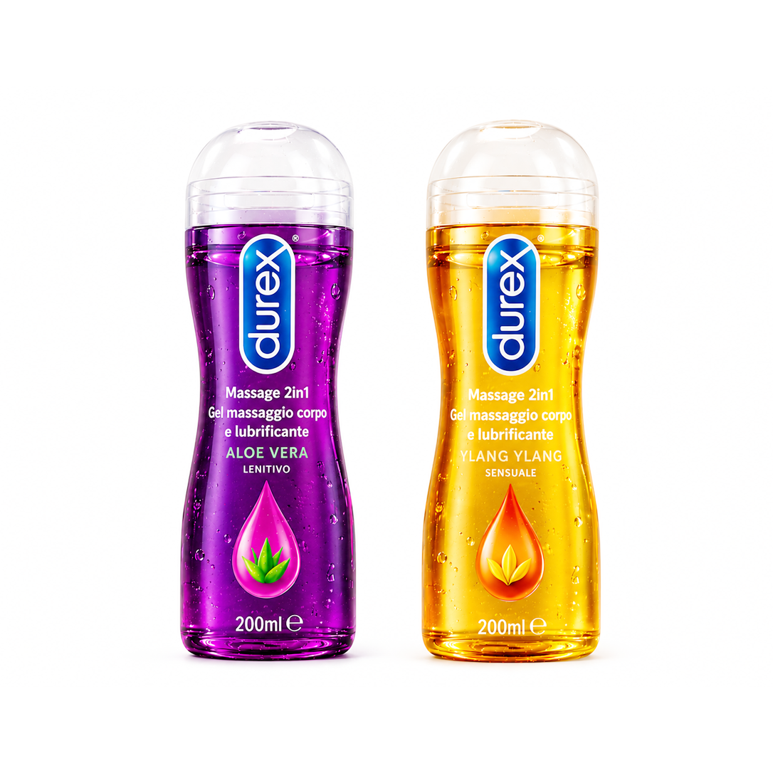 durex 2in1 مزلق وزيت مساج ديوركس